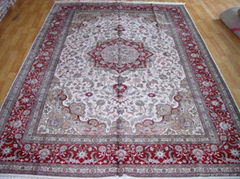 300L hand knotted silk carpet