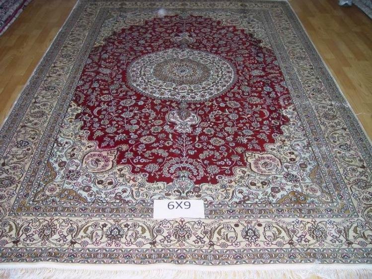 300L hand knotted silk carpet 4