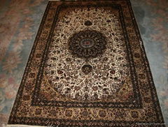 400L hand knotted silk carpet