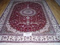 beautiful hand knotted  persian silk carpets 2