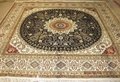 beautiful hand knotted  persian silk carpets 5