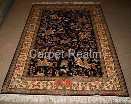 4x6ft hand-knotted oriental carpets 4