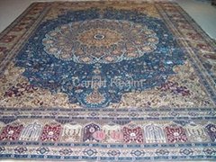 10x14ft hand knotted pure silk carpets