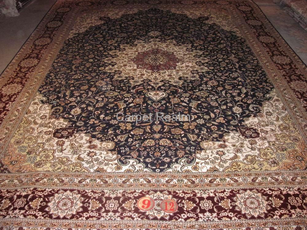 300line 9x12ft hand knotted persian silk carpets 3