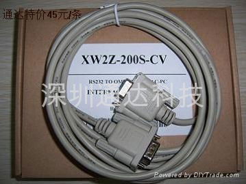  欧姆龙 PLC 编程电缆XW2Z-200S-CV原装正品