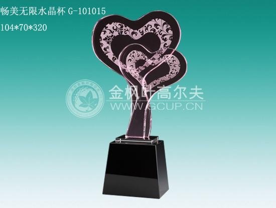 Shenzhen Golf crystal trophy