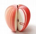 fruit shaped memo pad