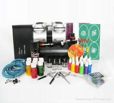 airbrush tattoo and nail kit