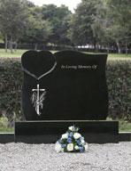 Ireland Hebeiblack granite headstone 2