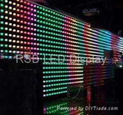 LED music wall curtain background Display