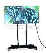 Mobile Moveable LED video display screen