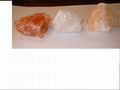 Natural Rock Salt Lumps Pink, Red & Milky White 1