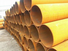 Longitudinal steel pipe. Hot. Seamless