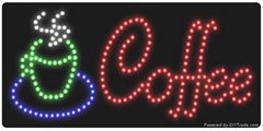 led coffee sign