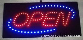 led open sign