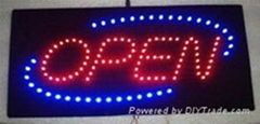 led open sign