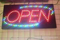 led open sign