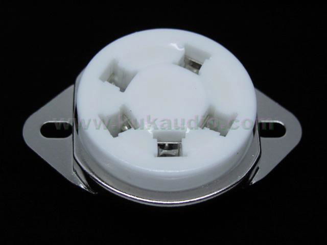 tube socket 4pin 2