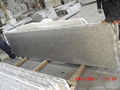 Polished G640 grey granite slab 2