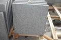 Flamed G654 padang dark granite tiles