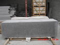 Polished G603 granite slab cutting