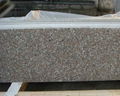 Polished G635 granite stripes slabs 1