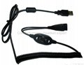 Super PRO Series USB Headsets with Quick Disconnect Cord for PLT 3