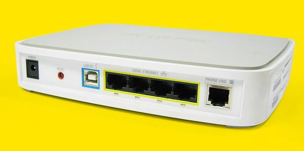 EP-2701HG 4-Port 54Mbps Wireless ADSL2+ Router Modem 500mW High Power 4