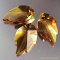 Crystal Leaf Pendant