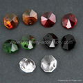 Crystal Octagon Pendants