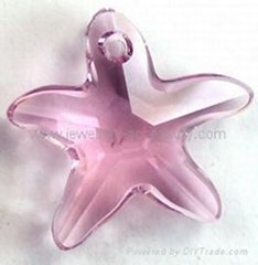 #6721 Crystal Starfish Pendant
