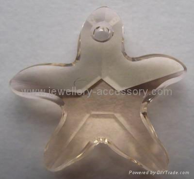 #6721 Crystal Starfish Pendant 5