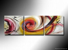 Modern Abstract Group Oil Paintings