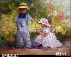 people oil painting