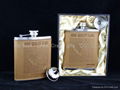 stainless steel hip flask/flagon