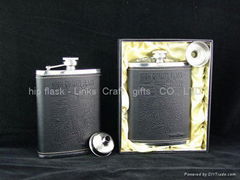 stainless steel hip flask/flagon 