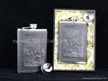 stainless steel hip flask/flagon