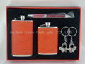 women stainless steel hip flask set /flagon set  1