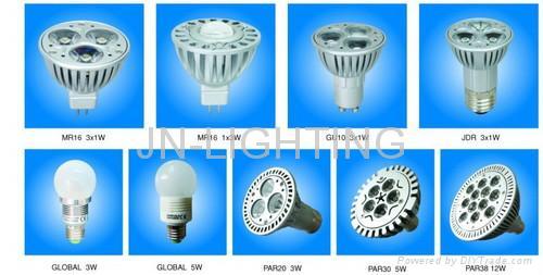 high power led HP MR16 HP GU10 4