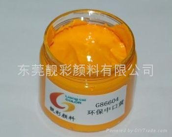 Yellow PVC color paste in the mouth temperature