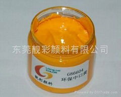 Yellow PVC color paste in the mouth temperature