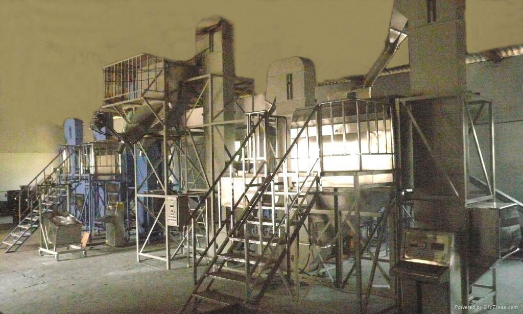 Supply detergent powder production line