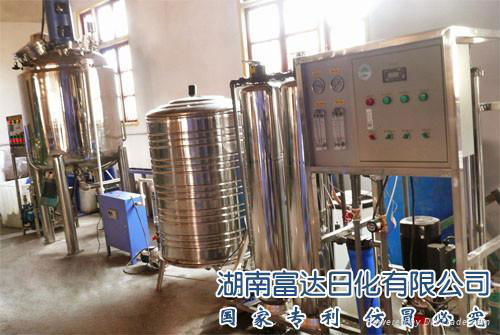 Hand washing detergent production line