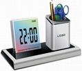 LCD Clock Pen Container 5