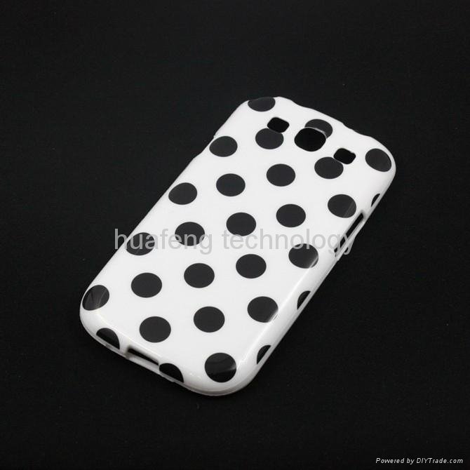 Polka Dot Back Cover for Samsung Galaxy S3 III I9300 3