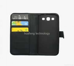 For Samsung Galaxy S3 Wallet Case with card holder