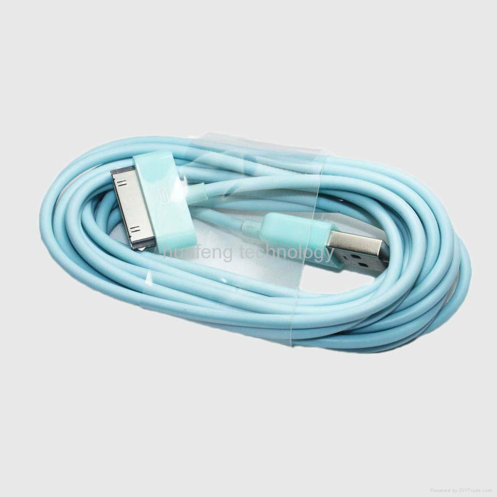 3 Meters USB Cable for iPhone 4S 4G 3GS iPod iPad 2