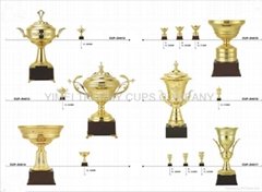 Top grade trophy cups