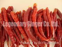 Dried red Yunnnan Chilli without stem