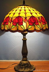 Tiffany Style Tulip Table Lamp